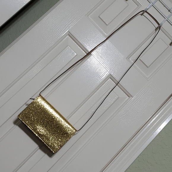 NwT COACH Gold Glitter Crossbody Party Bag - Picture 11 of 11